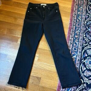 AMO Black Denim Bella Jeans 28